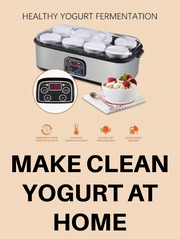 Easy Homemade Probiotic Yogurt Maker - 8 Cups - Dairy Fermentation (A-2-3)