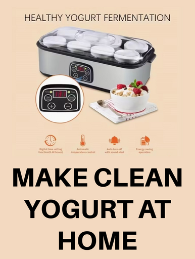 Easy Homemade Probiotic Yogurt Maker - 8 Cups - Dairy Fermentation (A-2-3)