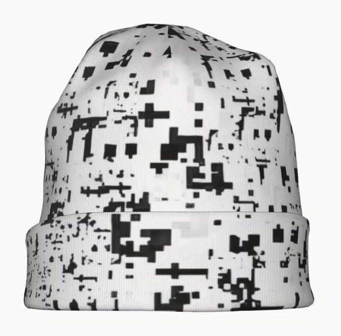 ANTI-BIOMETRICS SCAN / Stop Facial Recognition Camera Proof Beanie Snow Hat