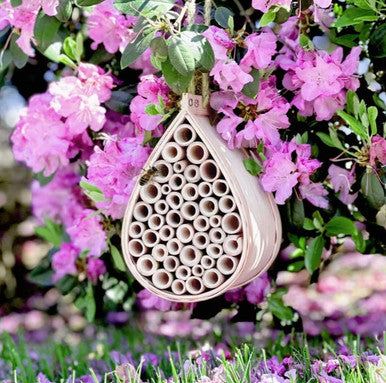Small Mason Bee House - Natural Wood (A-1-1)