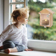 Nature Lovers Window Bird House for Up Close Bird Watching!