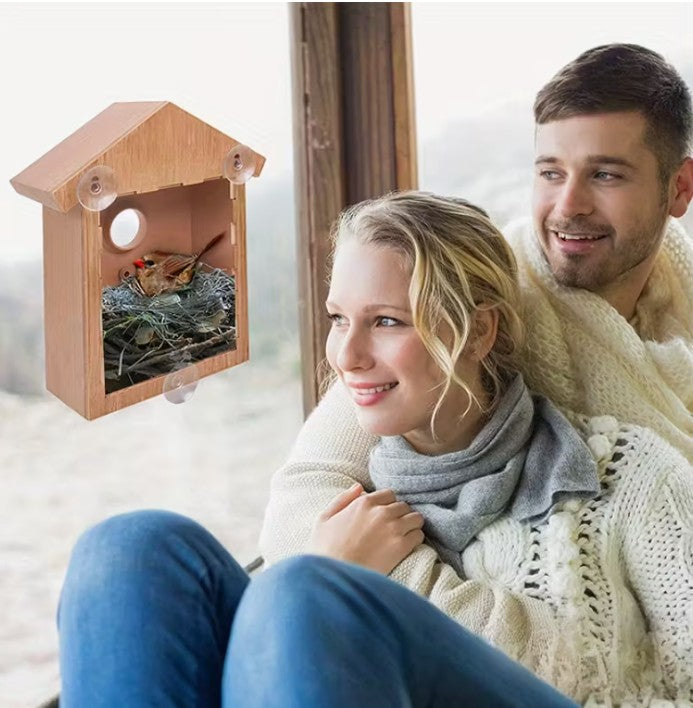 Nature Lovers Window Bird House for Up Close Bird Watching!