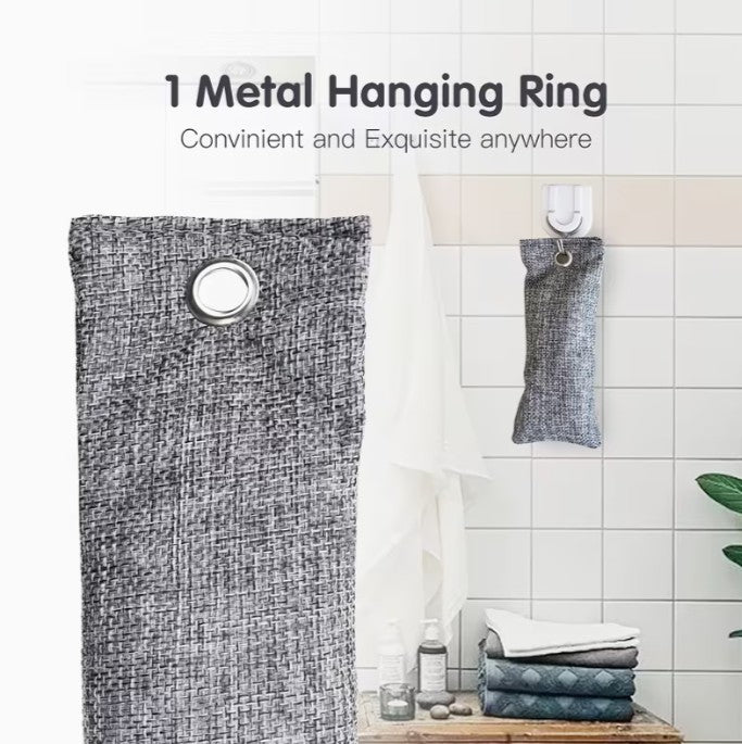 6pc Bamboo Charcoal Bags - Odor Control Great for Shoes, Home & More