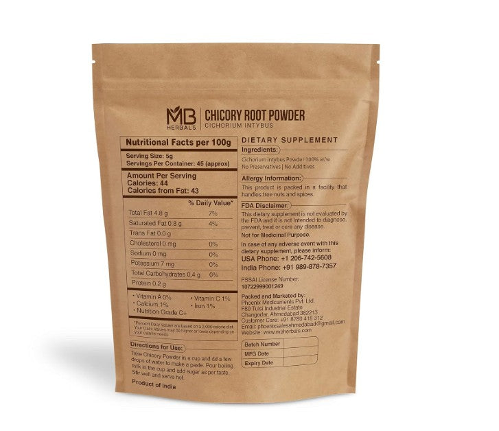 Instant Chicory Root Powder GREAT Coffee Alternative 8oz