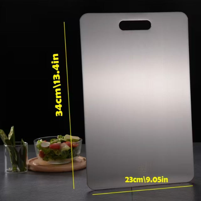Stainless Steel Cutting Board - Double Sided 13x9" (a-2-2)