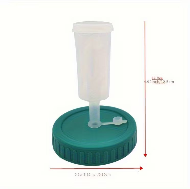 4 PACK! Mason Jar Fermentation Lids Kit for Wide Mouth Jars - Peach Color Lids - Food Grade