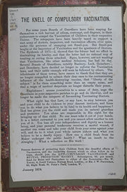 The Knell of Compulsory Vaccination - Anti-Compulsory Vaccination and Mutual Protection Society (1874)