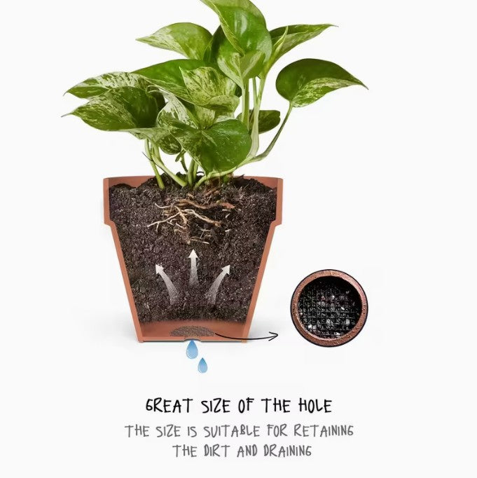 20pc Small Flower Pot Mesh Hole Drain Screens 1" - Stop Losing Soil!