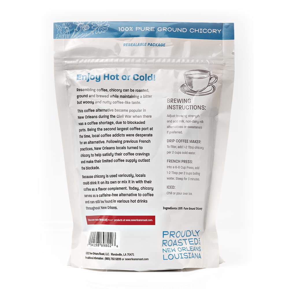New Orleans Roast CHICORY Coffee Alternative - 12oz