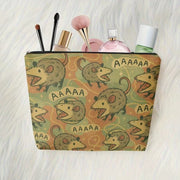 Lightweight Screaming Opossum Cosmetic / Travel Bag