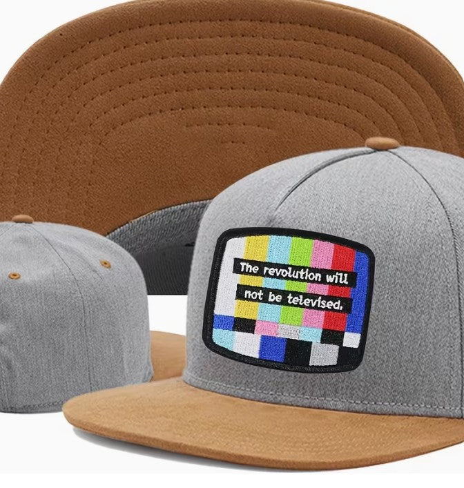 FUNDRAISER: THE REVOLUTION WILL NOT BE TELEVISED Patch 3" Iron-On