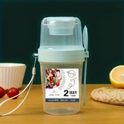 Reusable TO-GO Shaker Cups with Separation - Salad Oatmeal Yogurt (A-1-3)