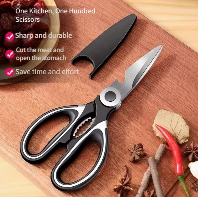 Stainless Steel Multi-Function Kitchen Shears Scissors (A-1-4)