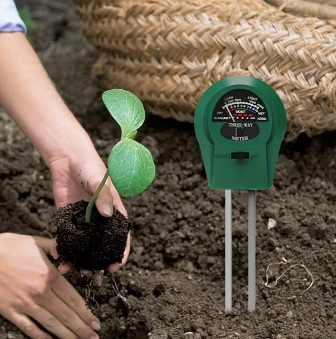 3-in-1 High Precision Soil Detector Reader - Humidity Meter - pH Value (A-2-3)