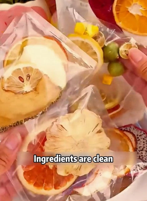 915pc Soaking Fruit! Make Flavored Water & Tea Using WHOLE FOODS - NO SUGAR (A-1-2)