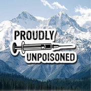 FUNDRAISER: Celebrate Vaccinations Sticker XL 6" Bumper Sticker Size